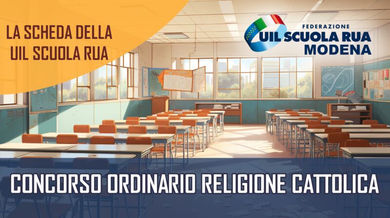 BANDO CONCORSO ORDINARIO RELIGIONE CATTOLICA – I posti, il termine di presentazione della domanda e le procedure