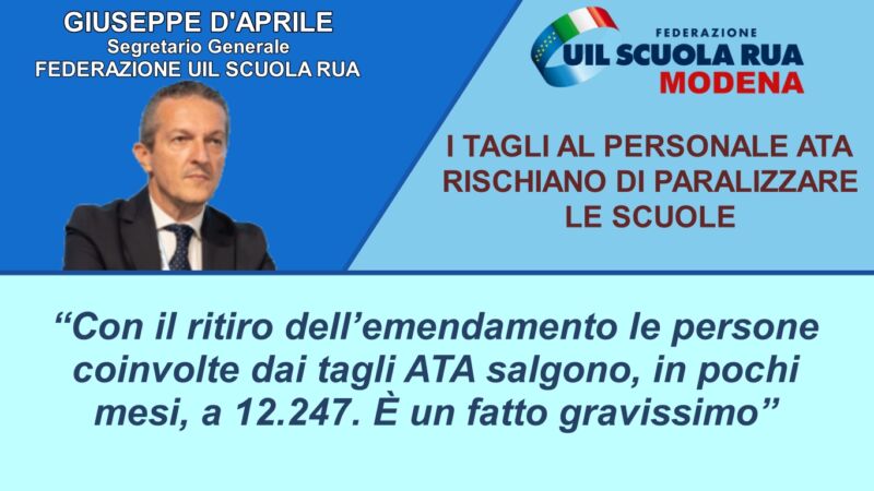 Allarme ATA: migliaia di posti a rischio, la scuola in affanno