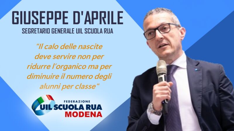 D’APRILE: il ministro Valditara annuncia una possibile soluzione al taglio dei 2714 ATA, ma resta il problema dei docenti