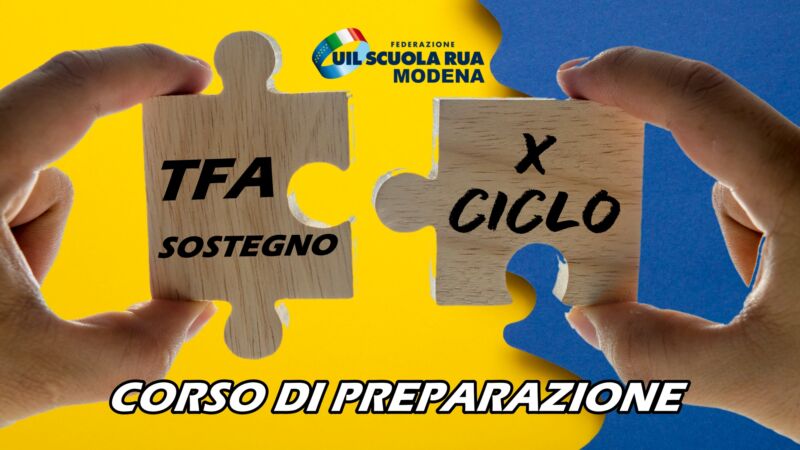 Corso di preparazione TFA SOSTEGNO X ciclo: diventare insegnanti di sostegno